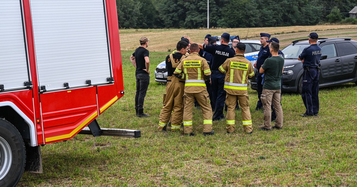 Dron spadł w miejscowości Majdan-Sielec koło Zamościa