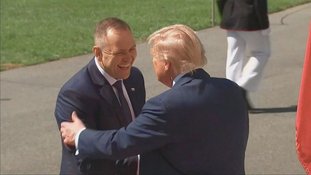 Karol Nawrocki i Donald Trump